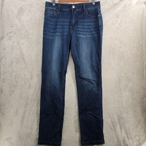 Mugsy Jeans Mens Fulton Style FLX3NFU Dark Wash Straight Leg Jeans Size 33x34